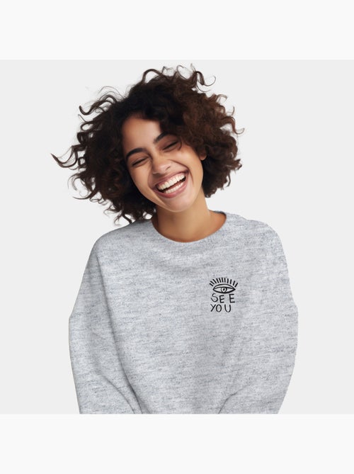 Sweat Femme - I SEE YOU COEUR - Kiabi