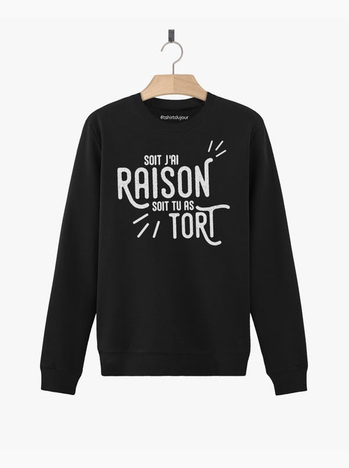 Sweat Femme - J'AI RAISON TU AS TORT - Kiabi
