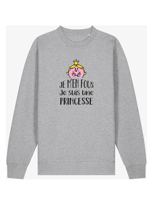Sweat Femme - JE M EN FOUS JE SUIS UNE PRINCESSE - Kiabi
