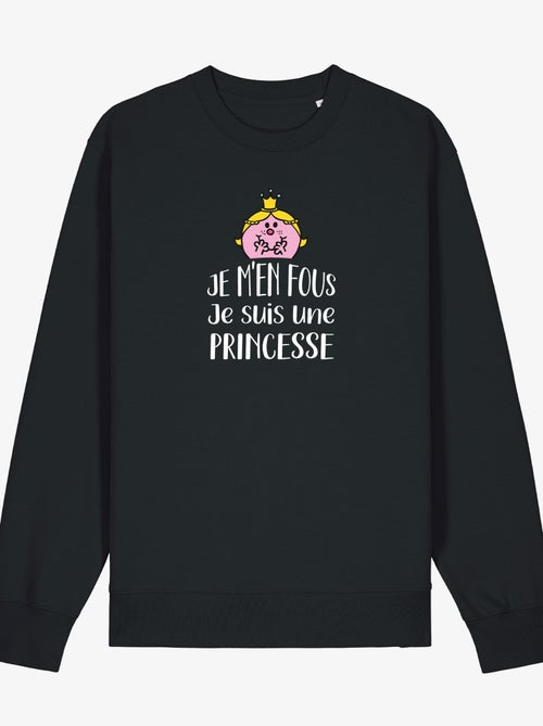 Sweat Femme - JE M EN FOUS JE SUIS UNE PRINCESSE - Kiabi