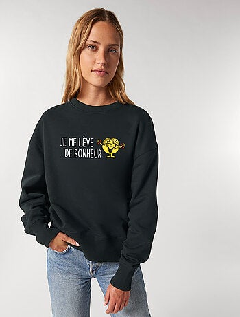 Sweat Femme - JE ME LEVE DE BONHEUR