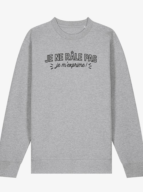 Sweat Femme - JE NE RALE PAS - Kiabi