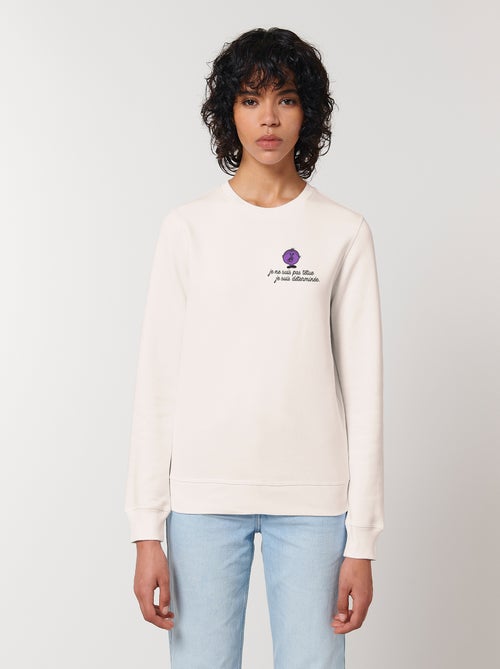 Sweat Femme - JE NE SUIS PAS TETUE JE SUIS DETERMINEE COEUR - Kiabi