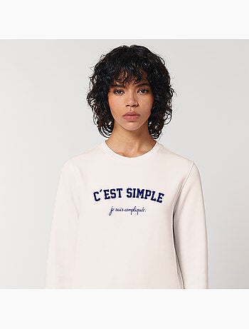 Sweat Femme - JE SUIS COMPLIQUEE