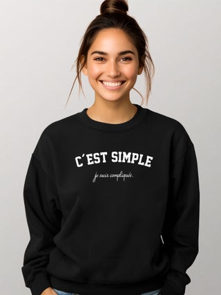Sweat Femme - JE SUIS COMPLIQUEE