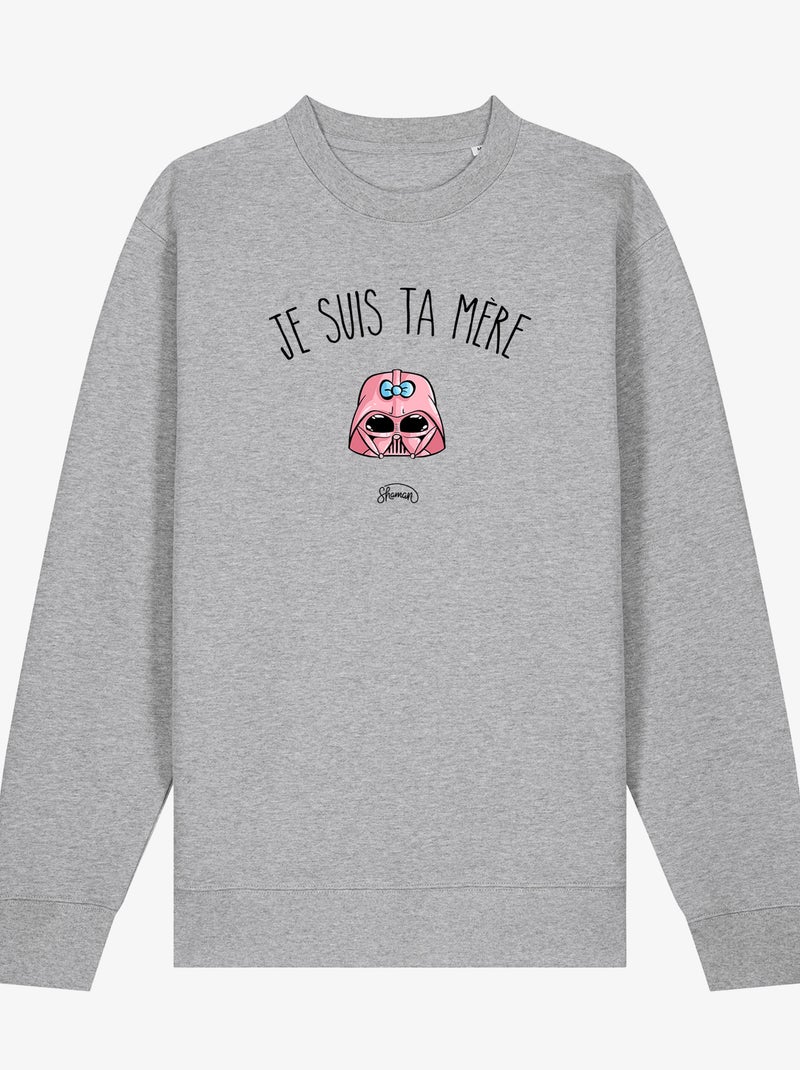 Sweat Femme - JE SUIS TA MERE Gris chiné - Kiabi
