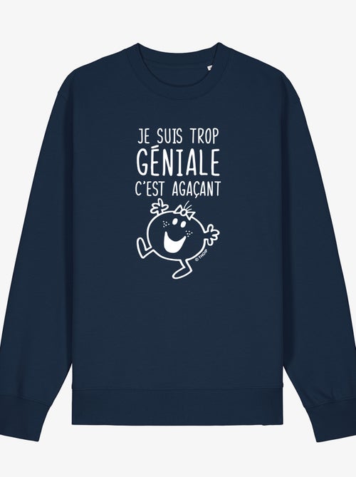 Sweat Femme - JE SUIS TROP GÉNIALE C'EST AGAÇANT - Kiabi