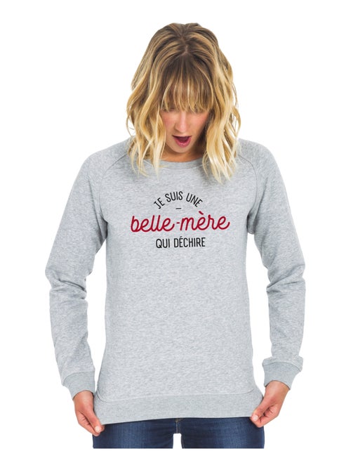 Sweat Femme - JE SUIS UNE BELLE-MÈRE QUI DÉCHIRE - Kiabi