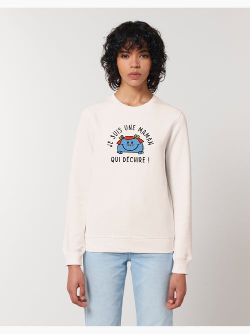 Sweat Femme - JE SUIS UNE MAMAN QUI DECHIRE - Kiabi