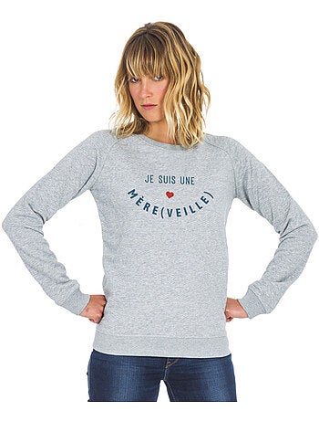Sweat Femme - JE SUIS UNE MÈRE(VEILLE) 2 MPT
