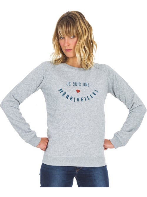 Sweat Femme - JE SUIS UNE MÈRE(VEILLE) 2 MPT - Kiabi