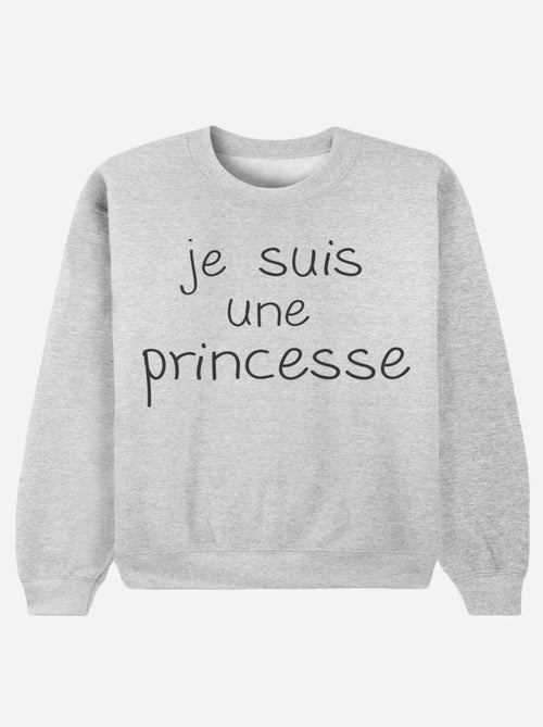 Sweat Femme - JE SUIS UNE PRINCESSE - Kiabi