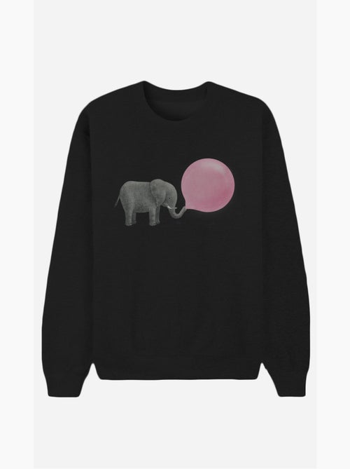 Sweat Femme - JUMBO BUBBLE GUM - Kiabi