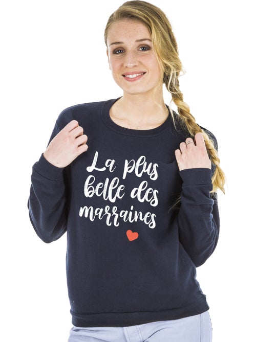 Sweat Femme - LA PLUS BELLE DES MARRAINES - Kiabi