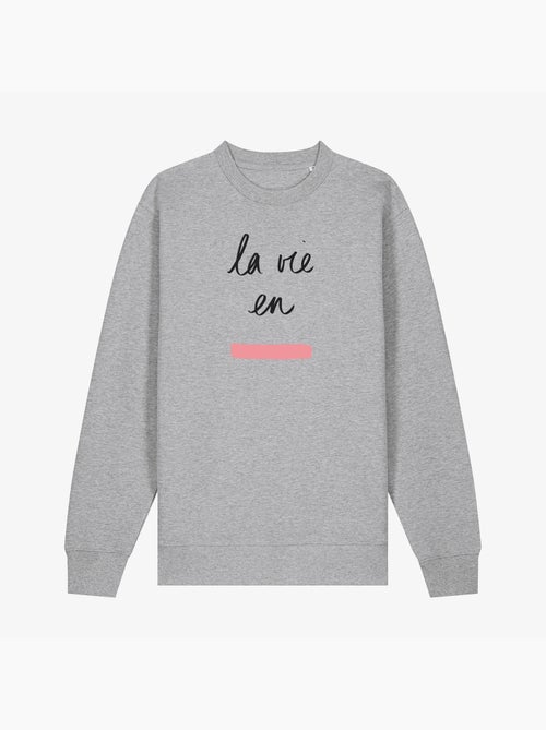 Sweat Femme - LA VIE EN ROSE - Kiabi