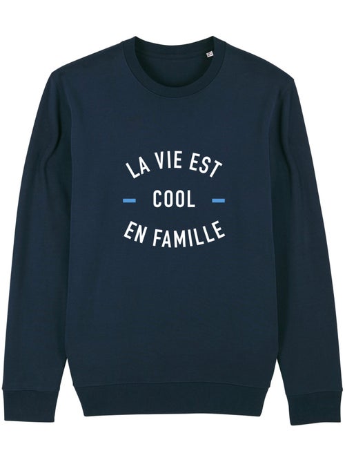 Sweat Femme - LA VIE EST COOL EN FAMILLE - Kiabi