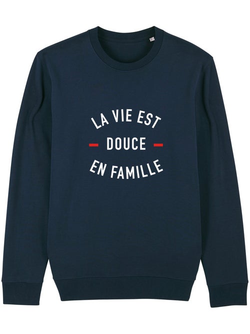 Sweat Femme - LA VIE EST DOUCE EN FAMILLE - Kiabi