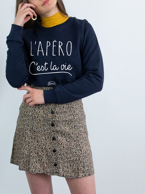 Sweat Femme - L'APERO C'EST LA VIE - Kiabi