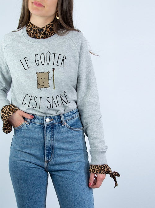 Sweat Femme - LE GOUTER C'EST SACRE - Kiabi