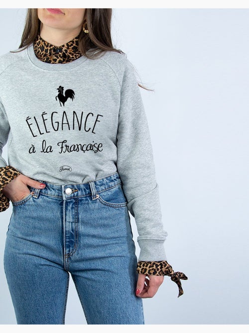 Sweat Femme - L'ELEGANCE A LA FRANCAISE - Kiabi