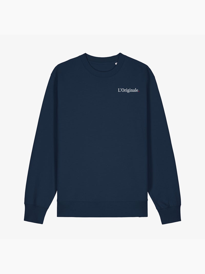 Sweat Femme - L'ORIGINALE CŒUR Bleu marine - Kiabi