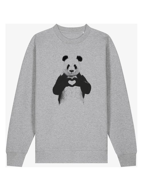 Sweat Femme - LOVE PANDA - Kiabi