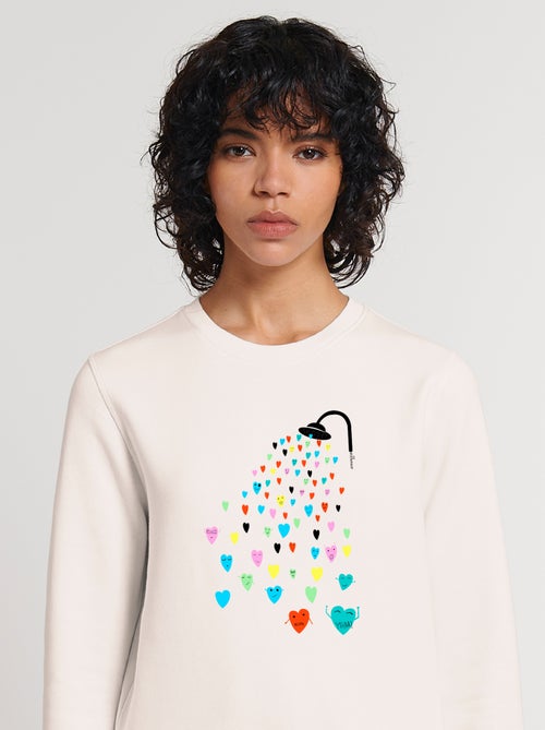 Sweat Femme - LOVE SHOWER - Kiabi