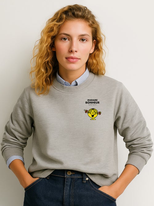 Sweat Femme - MADAME BONHEUR CŒUR - Kiabi