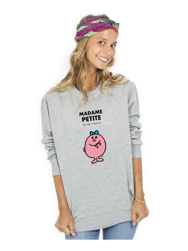 Sweat Femme - MADAME PETITE Gris chiné - Kiabi
