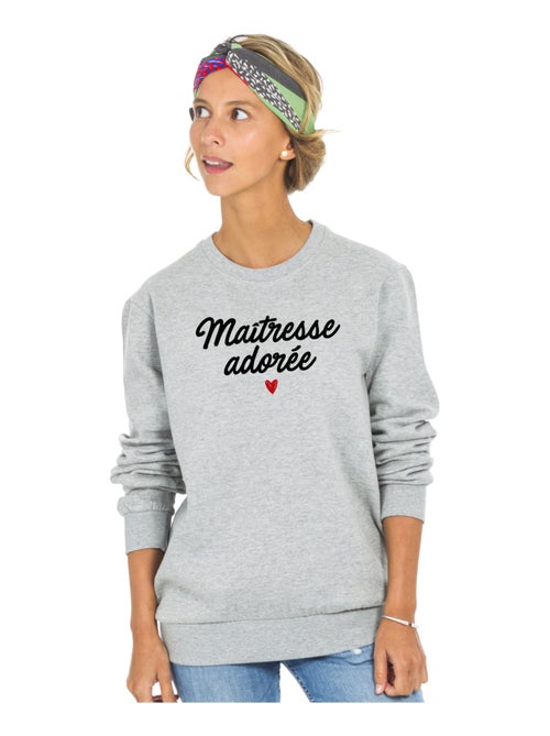 Sweat Femme - MAÎTRESSE ADORÉE - Kiabi