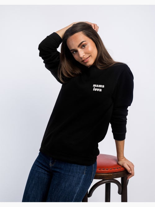 Sweat Femme - MAMA LOVA CŒUR ROUGE - Kiabi