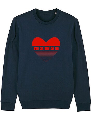Sweat Femme - MAMAN CŒUR ROUGE
