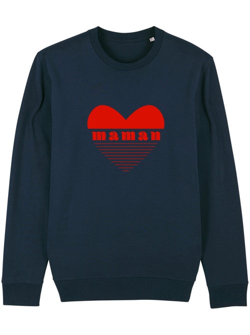 Sweat Femme - MAMAN CŒUR ROUGE - Kiabi
