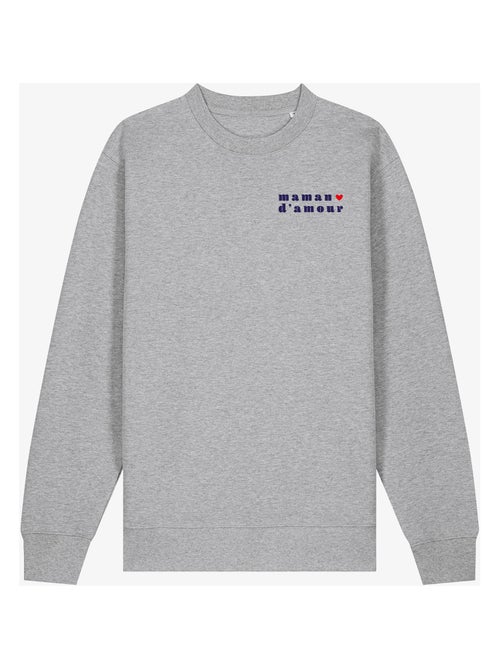 Sweat Femme - MAMAN D AMOUR 2 COEUR - Kiabi