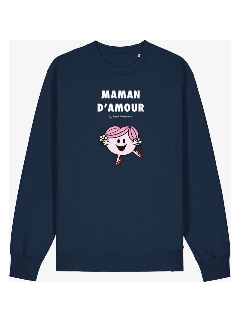 Sweat Femme - MAMAN D'AMOUR Bleu marine - Kiabi