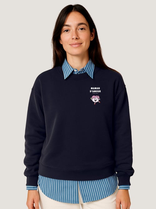 Sweat Femme - MAMAN D'AMOUR CŒUR - Kiabi