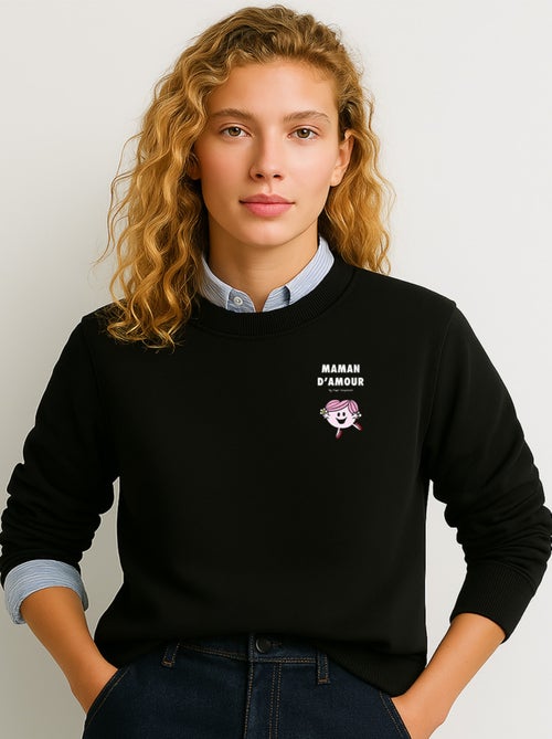 Sweat Femme - MAMAN D'AMOUR CŒUR - Kiabi