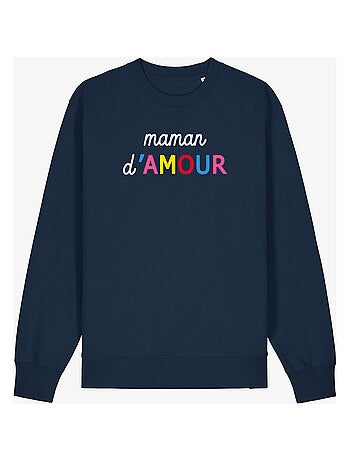 Sweat Femme - MAMAN D'AMOUR COLORÉE WAF