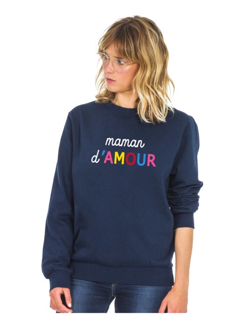 Sweat Femme - MAMAN D'AMOUR COLORÉE WAF - Kiabi