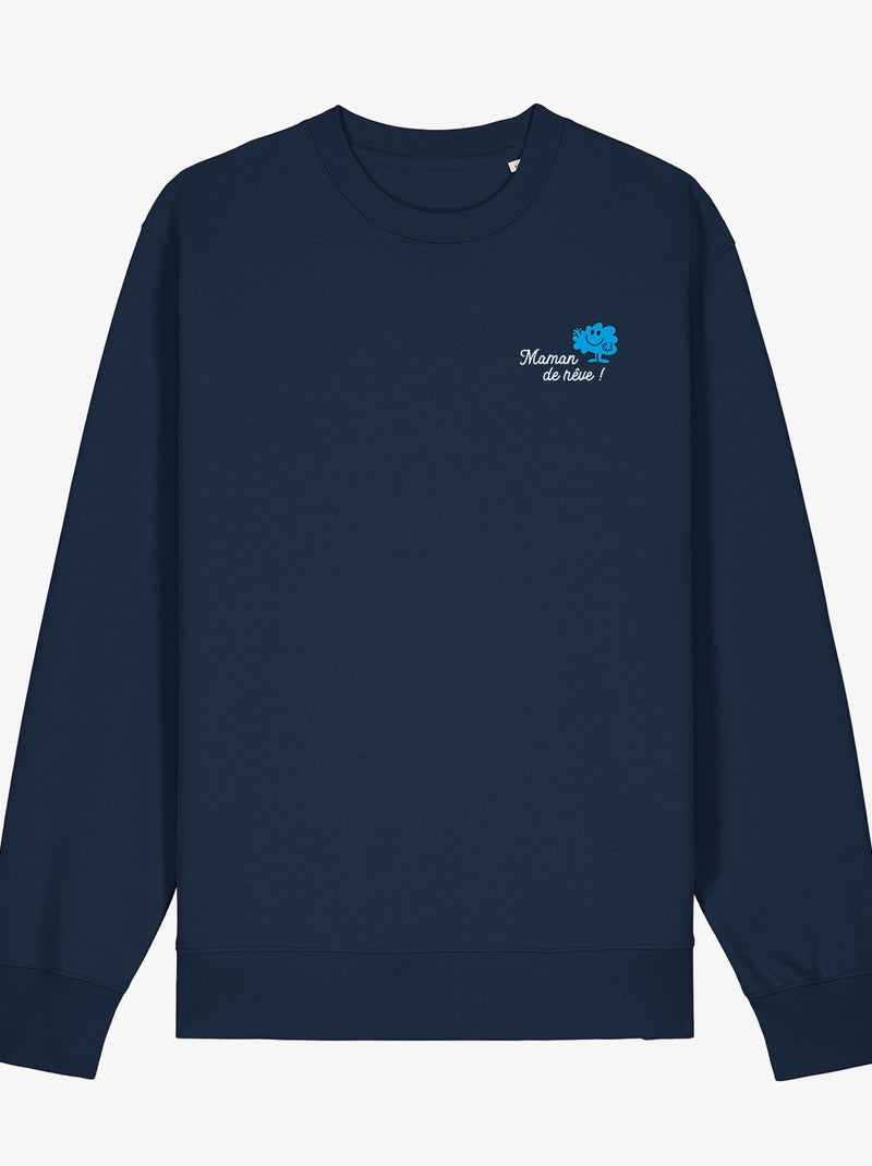 Sweat Femme - MAMAN DE REVE COEUR Bleu marine - Kiabi