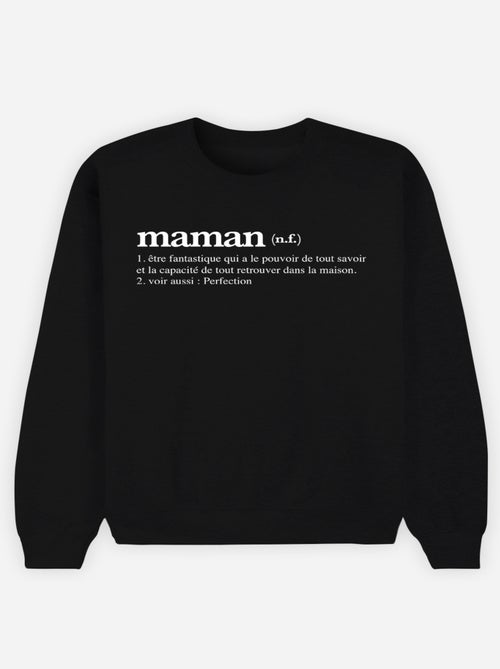 Sweat Femme - MAMAN DEFINITION 2 - Kiabi