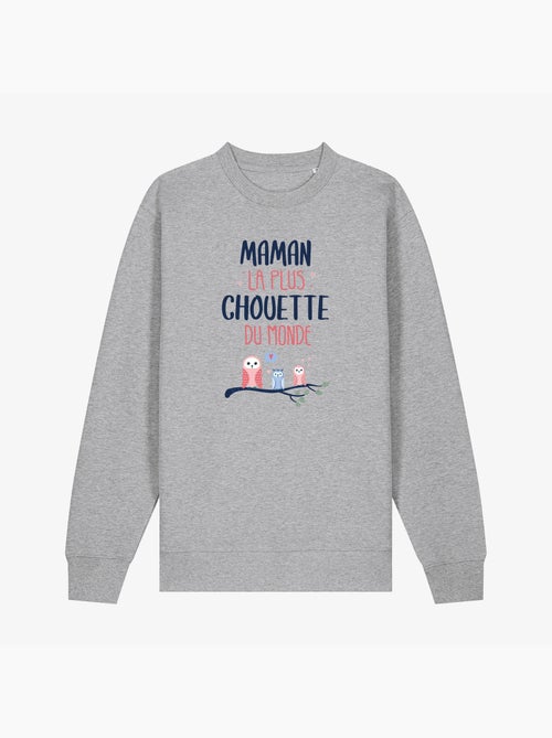 Sweat Femme - MAMAN LA PLUS CHOUETTE - Kiabi