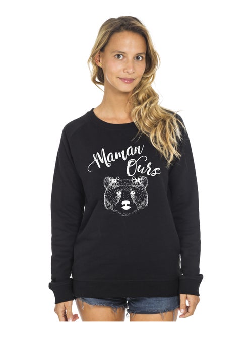 Sweat Femme - MAMAN OURS - Kiabi