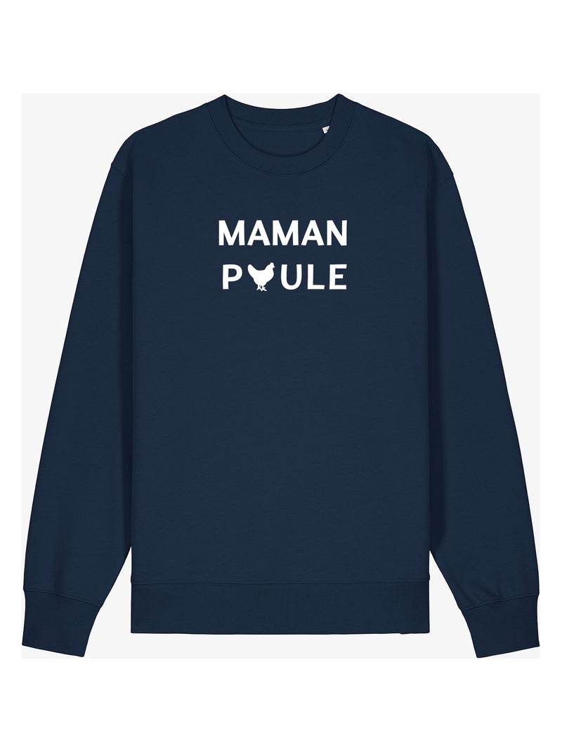 Sweat Femme - MAMAN POULE 2 WAF Bleu marine - Kiabi