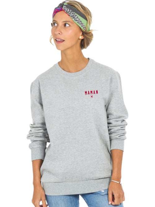 Sweat Femme - MAMAN X CŒUR 2 WAF - Kiabi