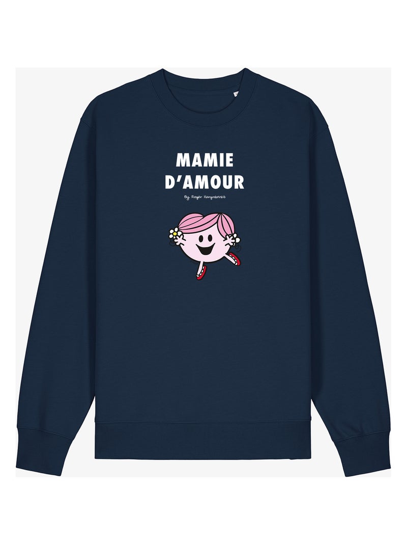 Sweat Femme - MAMIE D'AMOUR Bleu marine - Kiabi