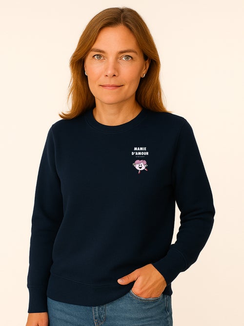 Sweat Femme - MAMIE D'AMOUR CŒUR - Kiabi