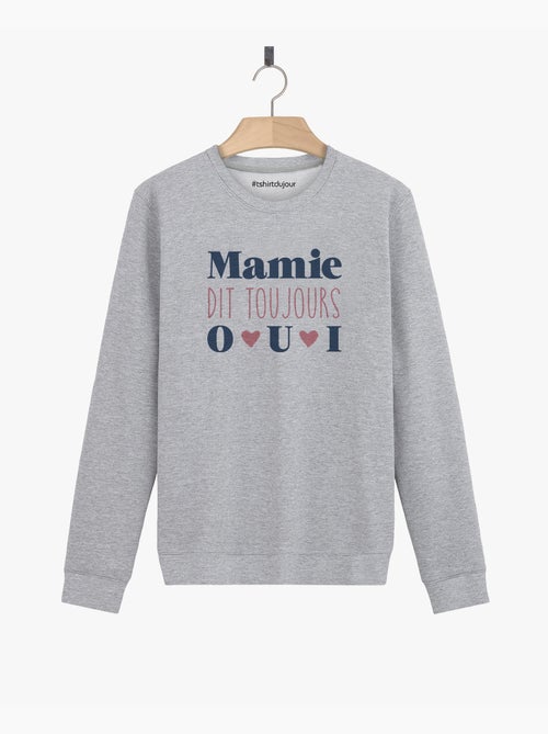 Sweat Femme - MAMIE DIT TOUJOURS OUI - Kiabi