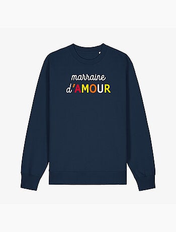 Sweat Femme - MARRAINE D'AMOUR COLORÉE WAF