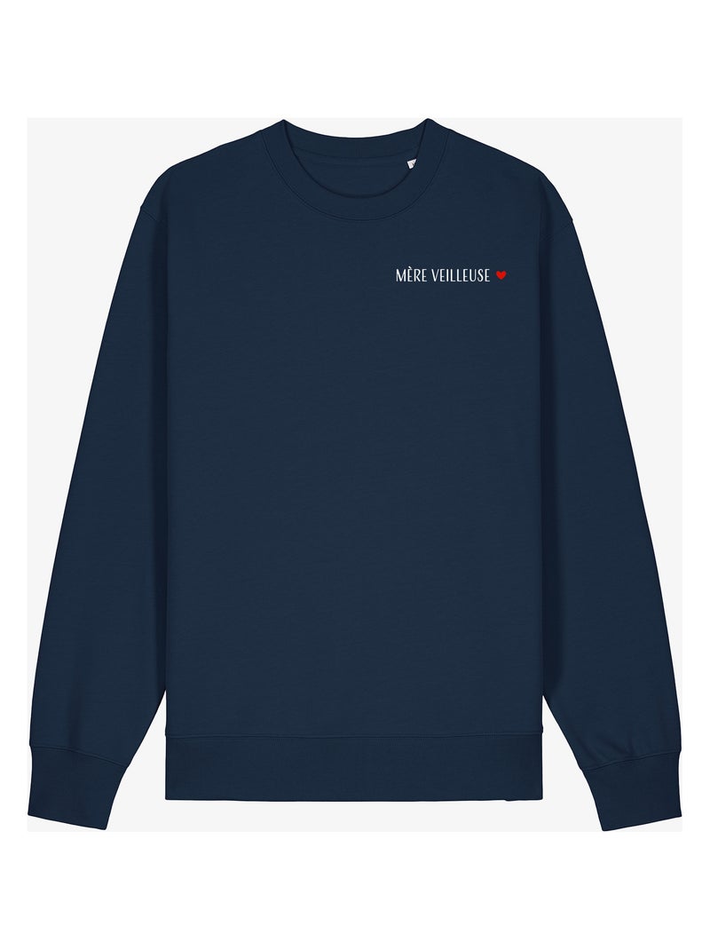 Sweat Femme - MERE VEILLEUSE 3 Bleu marine - Kiabi